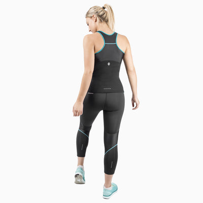 Women’s Sauna Tank Top/Leggings Combo (Turquoise)