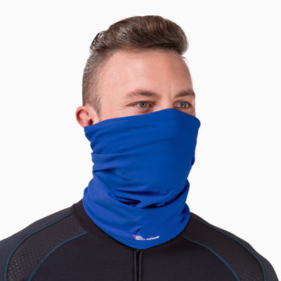 NonZero Gravity PURiGUARD 4-Way Stretch Antibacterial Multi-Use Neck Gaiter with UPF 50+ in Cobalt 