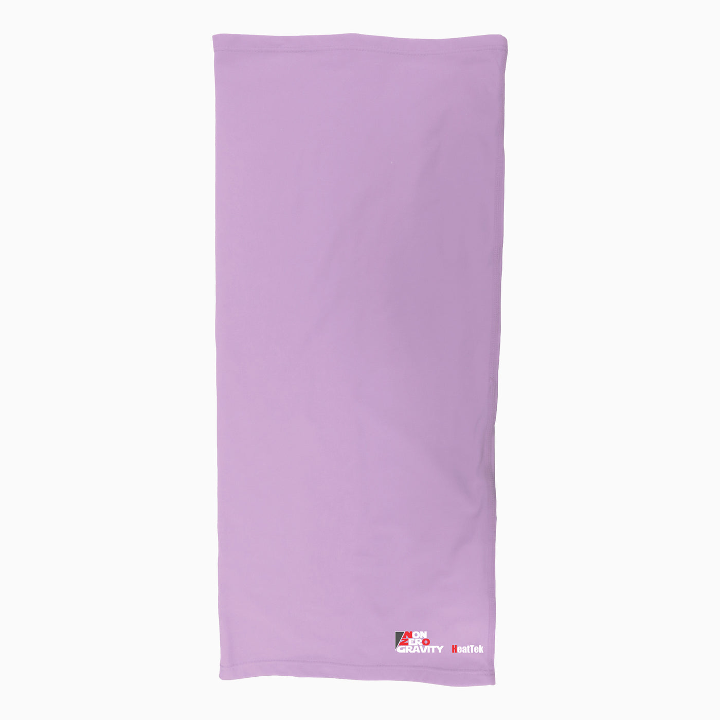 a lavender spandex neck gaiter to mask and protect your face