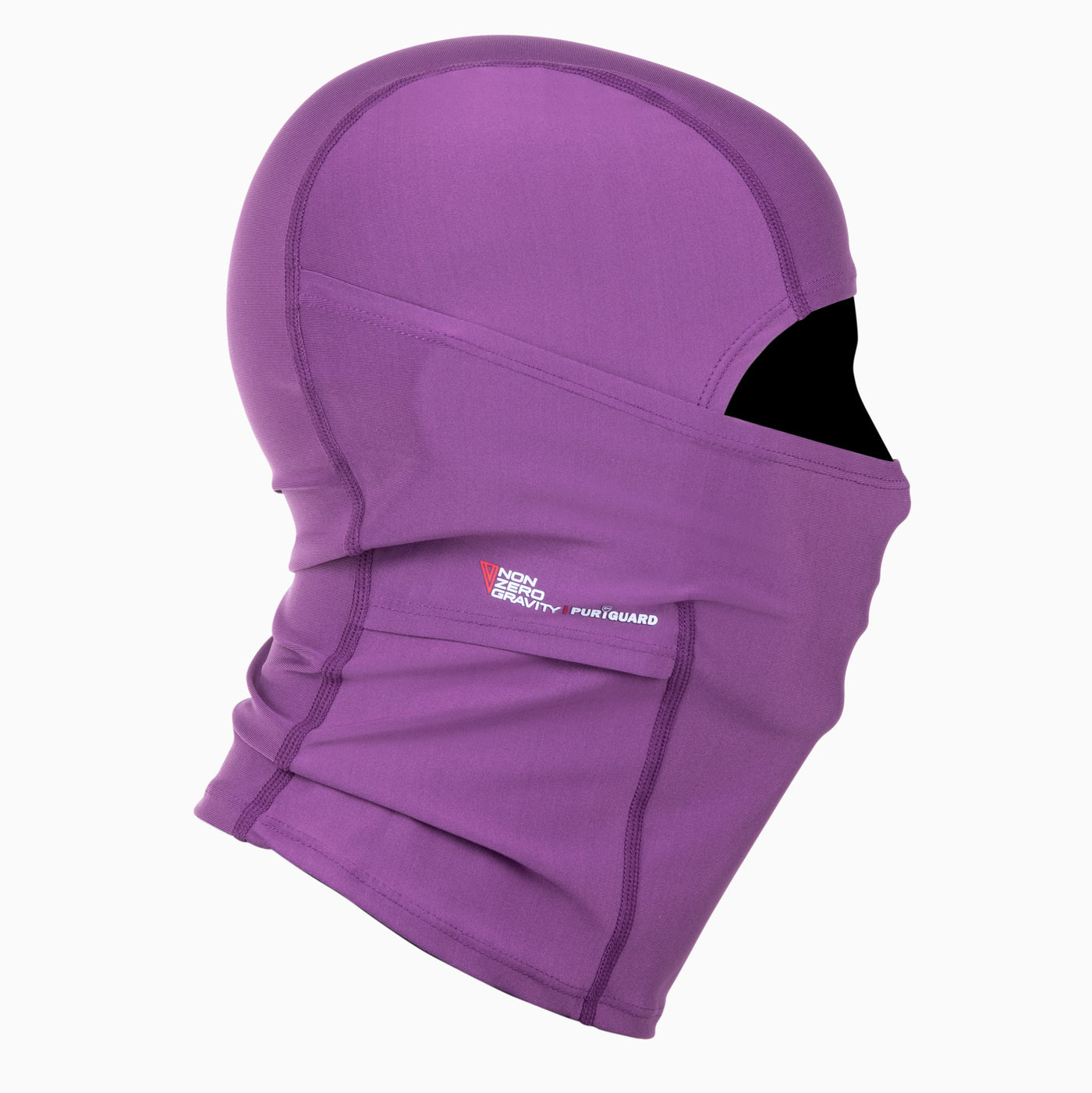 NonZero Gravity PURiGUARD 4-Way Stretch Antibacterial Balaclava with UPF 50+ in Mulberry