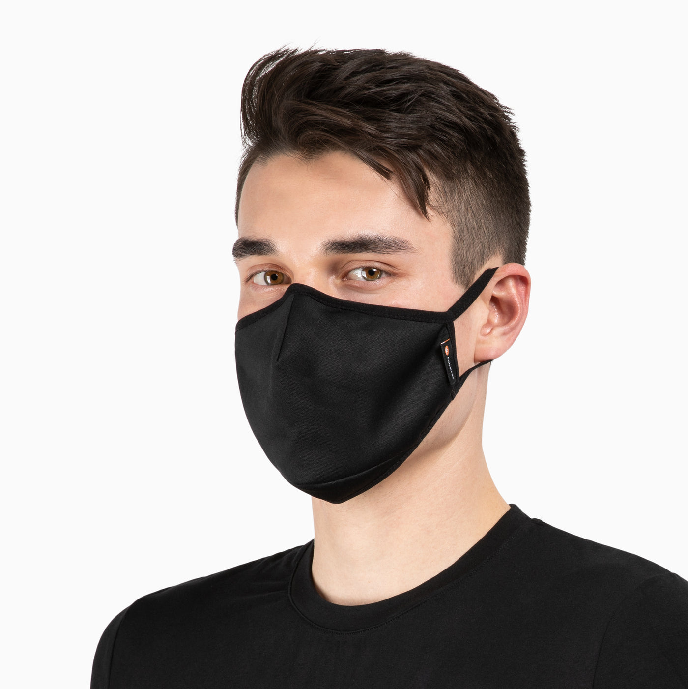 NonZero Gravity Sustainable, Antibacterial SeaTex Eco Performance Mask Black - Made with Polygiene® treated SeaWool
