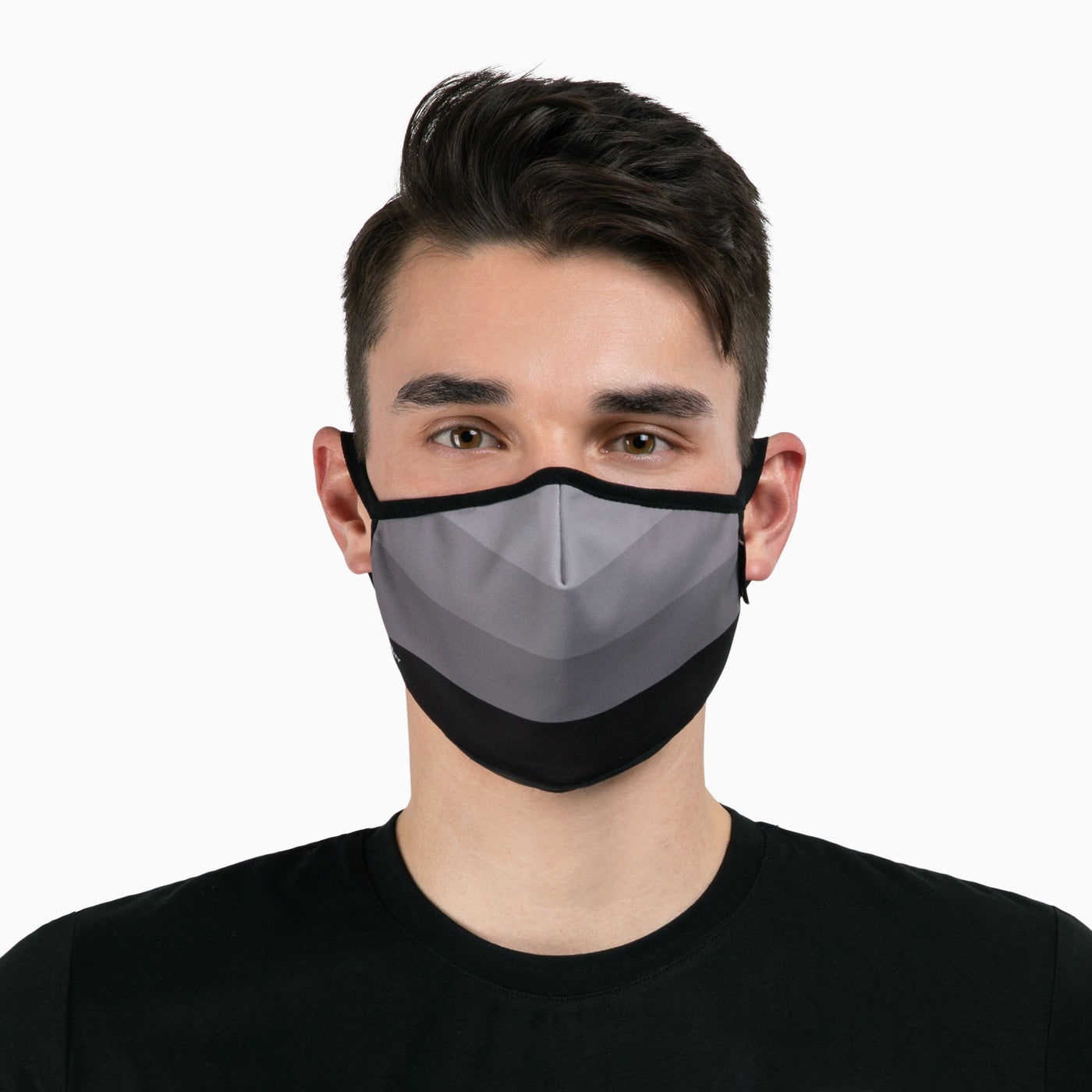 NonZero Gravity Sustainable, Antibacterial SeaTex Eco Performance Mask Stripe - Made with Polygiene® treated SeaWool. 