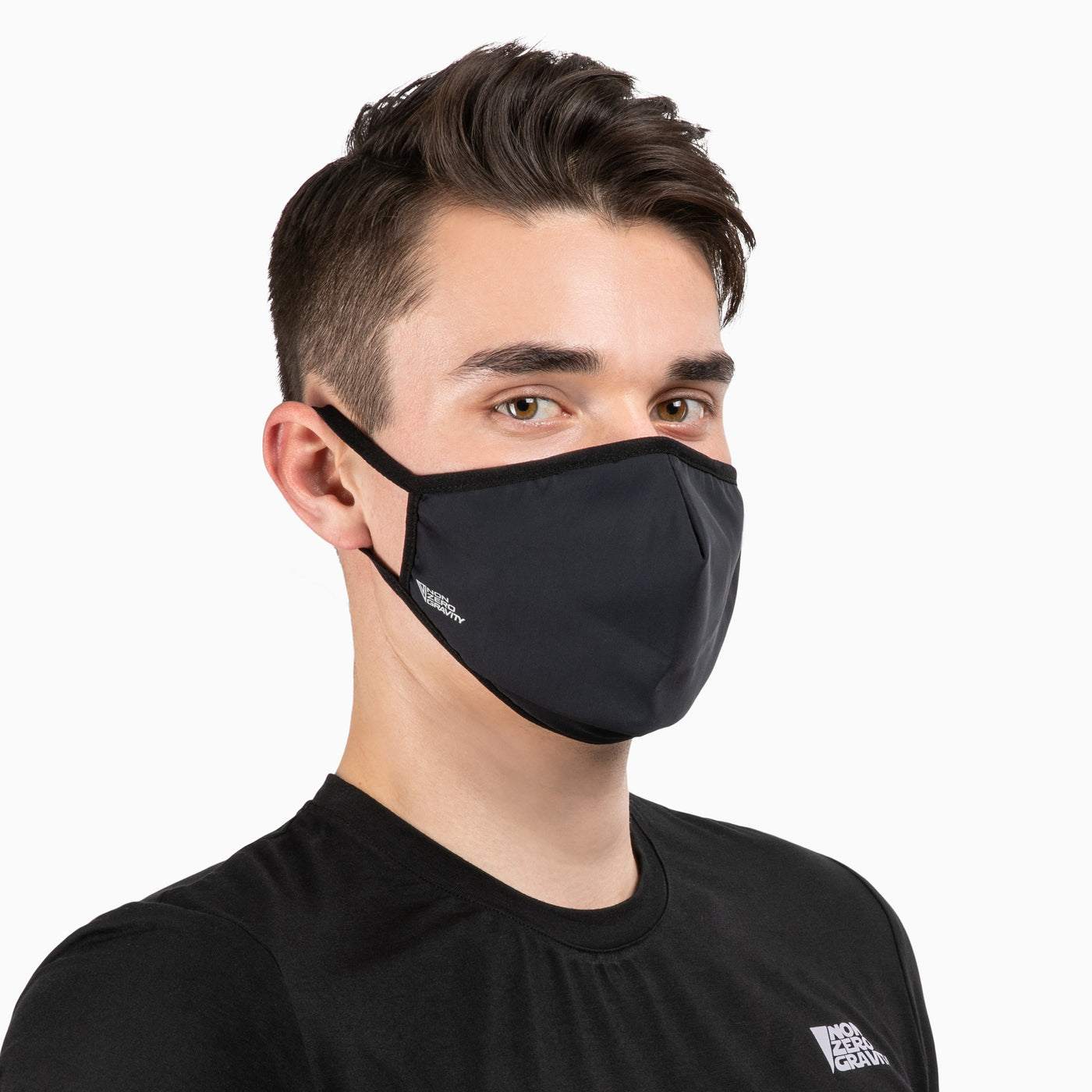 NonZero Gravity antibacterial SilTex Performance Mask - Black 