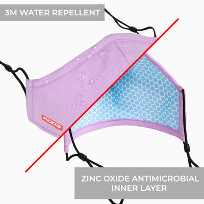 ZinTex Antimicrobial Sports Mask Pink