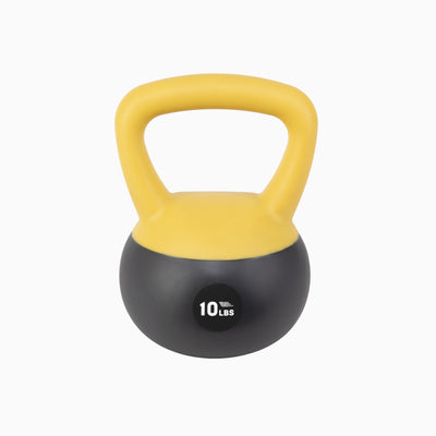 NonZero Gravity Iron Sand Shock-Proof Kettlebell Weight with soft base, sturdy two-hand grip & iron sand filling for workouts 