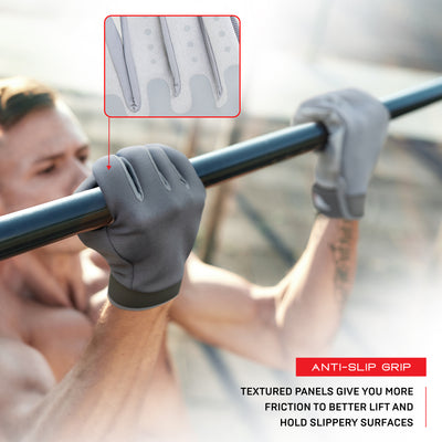 NonZero Gravity Tech-Touch Antimicrobial Germ-Proof Odor-Proof Anti-Slip Full Finger Fitness Gloves for Outdoors Gym 