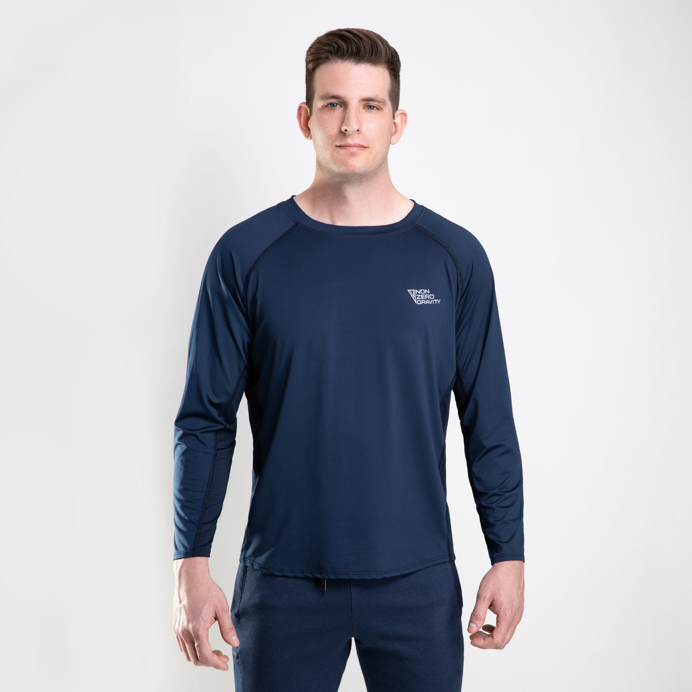Men’s ZinTex Long Sleeve Sports Tee - Midnight