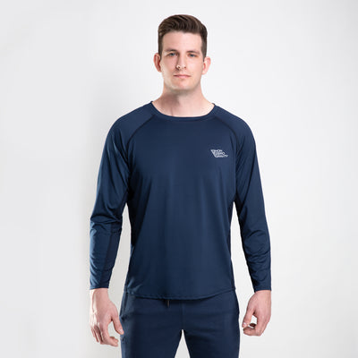 Men’s ZinTex Long Sleeve Sports Tee - Midnight