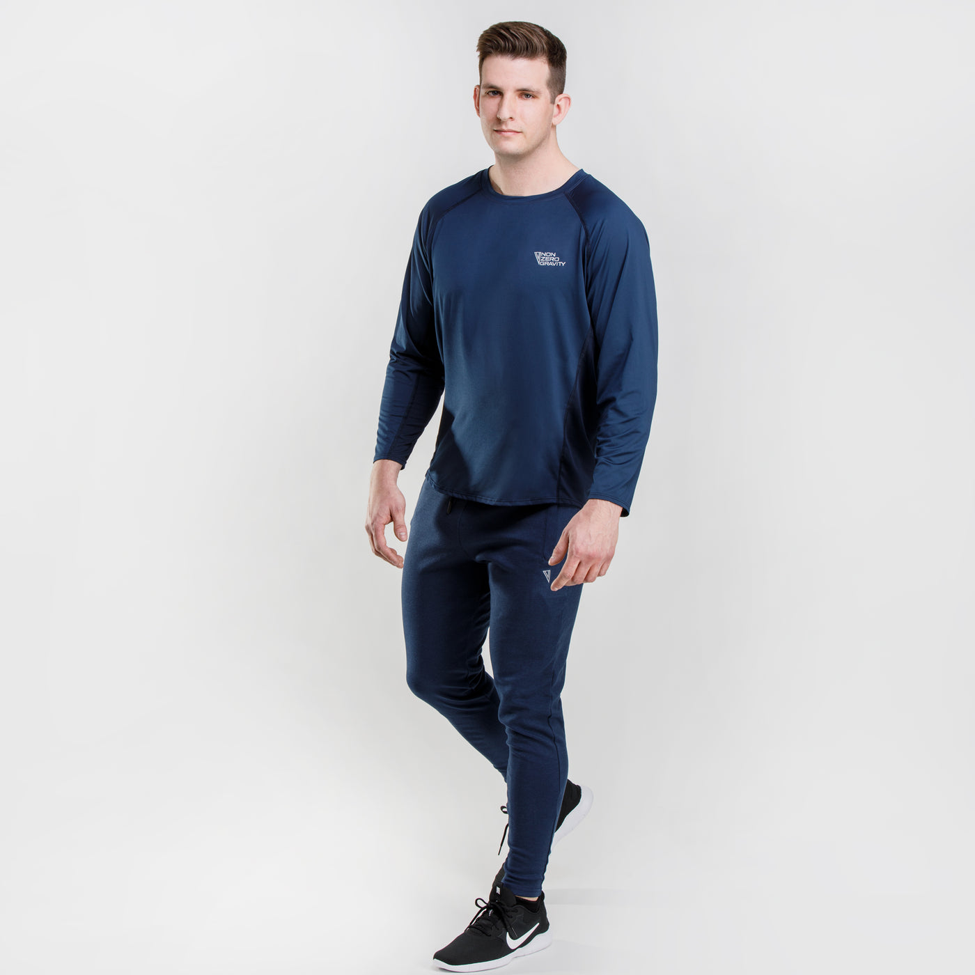 Men’s ZinTex Long Sleeve Sports Tee - Midnight