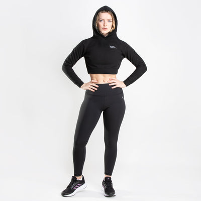 NZG NonZero Gravity Antimicrobial Odor & Sweat Proof UV 50+  ZinTex Cropped Workout Hoodie for women  
