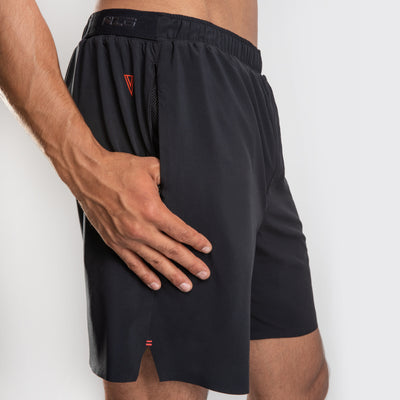 NonZero Gravity Men’s ZinTex Eco Running Shorts made with Recycled Polyester & Spandex in Coal 