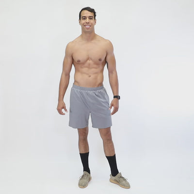 Men’s ZinTex Eco 7" Running Shorts with Lining (Coal)